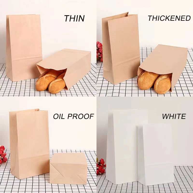 SenAng07 Hot Selling Manufacture China Custom Bolsa De Papel For Kraft Paper Food Bag