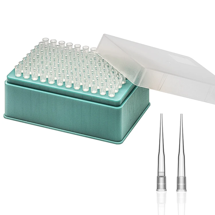 Transparent  250ul Laboratory Consumables Pipettes Plastic Disposable Automatic Racked Robotic Pipette Tips for Beckman