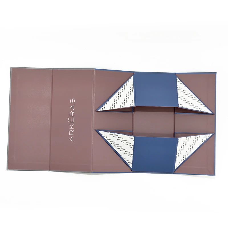 Guangzhou Wholesale Luxury Magnetic Folding Gift Packaging Boxes With Lid