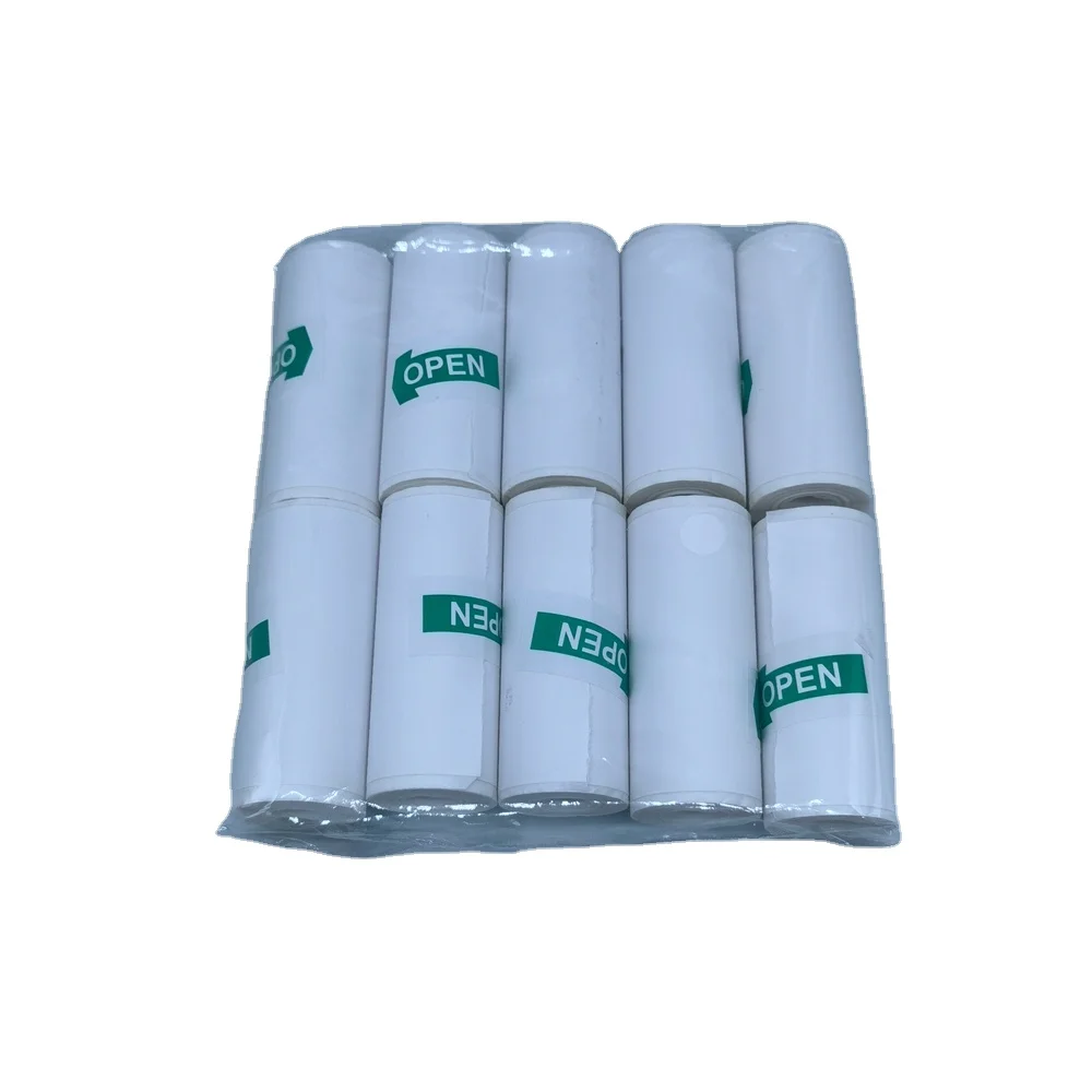 57mm Width Mini Printer Thermal Paper Rolls - Self-Adhesive Labels for Handheld Printers
