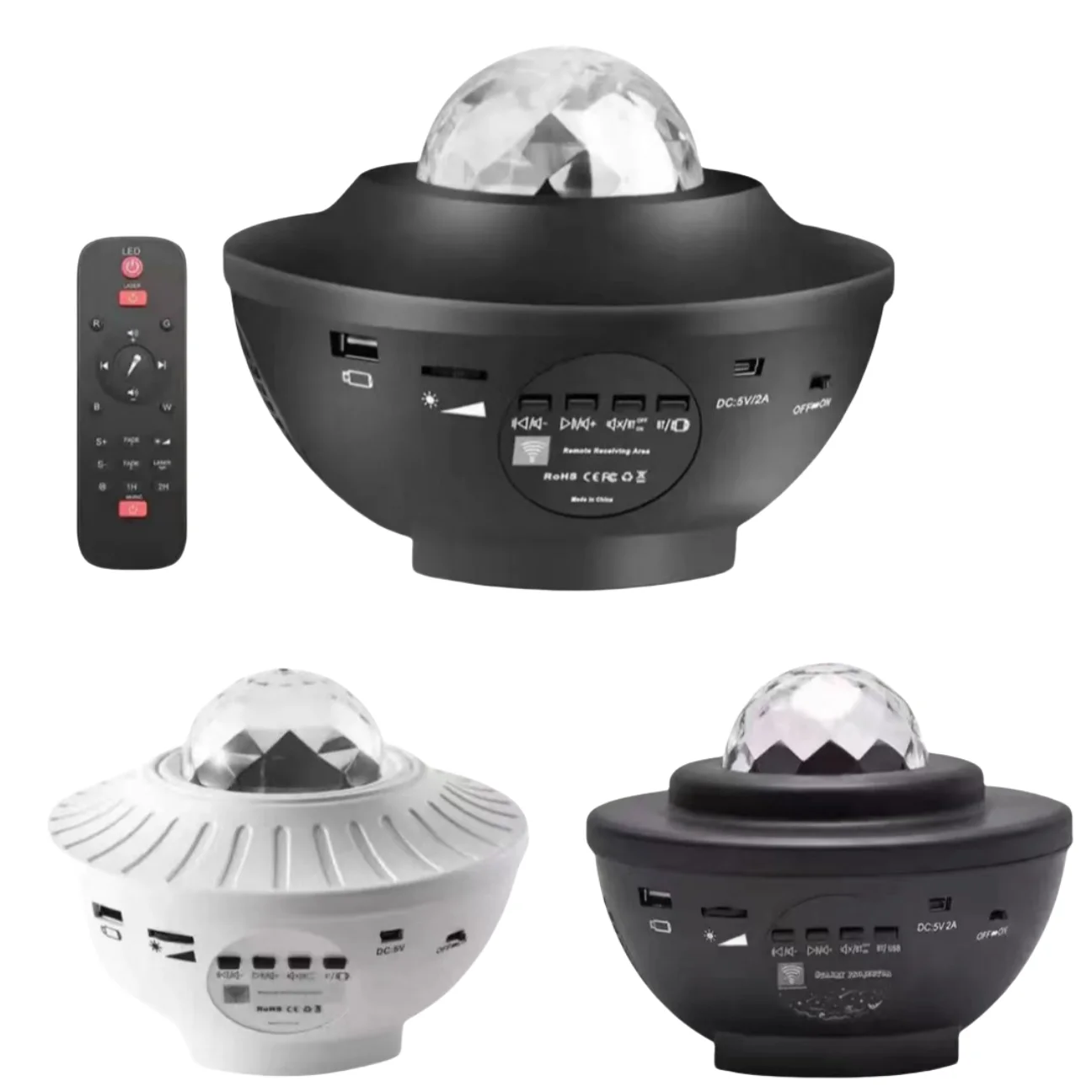 Star Aurora Borealis Projection Starry Sky Led Galaxy Light Star Projector Night Light For Kids With Music Bluetooth Speaker