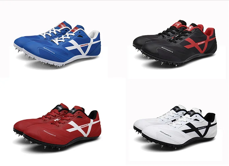 Professional Women Outdoor Running Training Shoes Track&Field Shoes Men Spikes Cleats Shoes for Sprinter