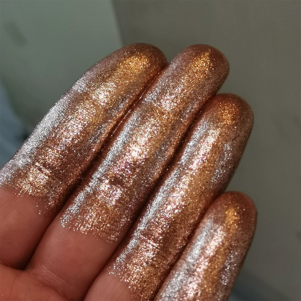 High quality makeup gold pigment  powder eye shadow eye shimmer pigment loose glitter eyeshadow pearl pigments
