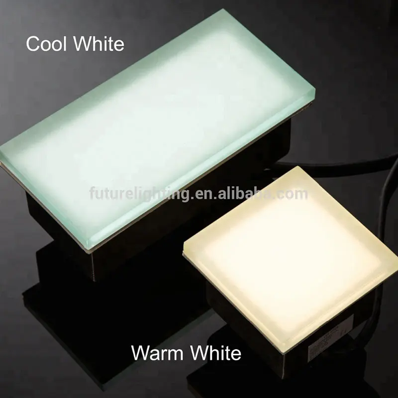 
12V 24V RGB changing or warm white led tile paver light led brick light 
