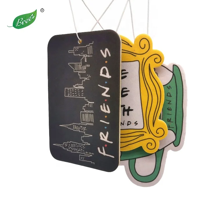 Customized Scent Perfume Car Air Freshener Hanging OEM Design Fragrance Air Freshener Paper Car