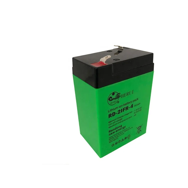 High Quality Customized High Performance 6v 4ah 4.5ah Lifepo4 18650 Rechargeable Battery Pack