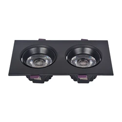 JHOW G3215 High Quality Recessed 15W Office Grille Grille Light Ceiling Light COB Downlight