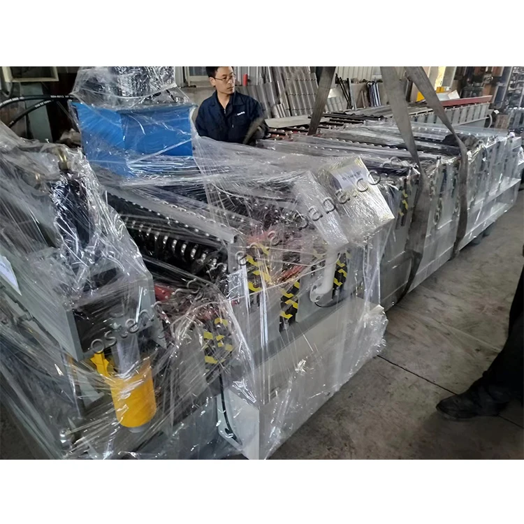 Double Layer Corrugated Profile Steel Roofing Sheet Roll Forming Machine