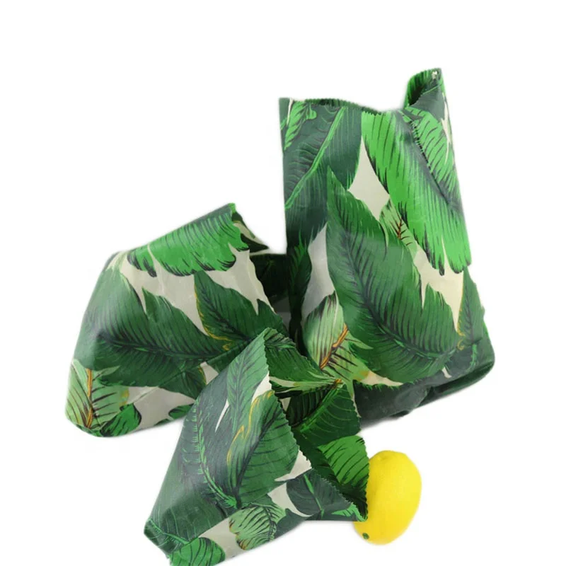 
Eco friendly product Reusable organic food wax wrap bag for food storage 