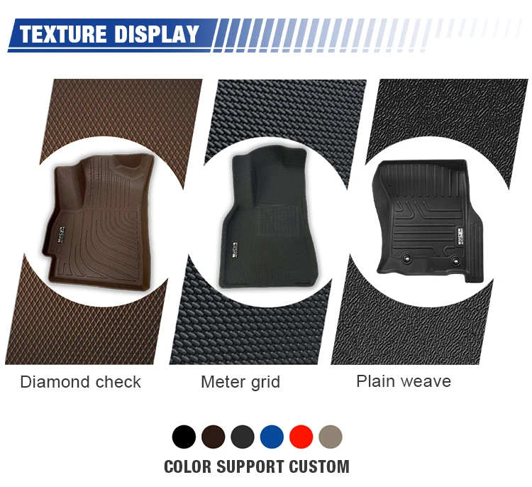 Custom Design Printed Logo Anti-Slip Brand Carpets Car Mat With Logo