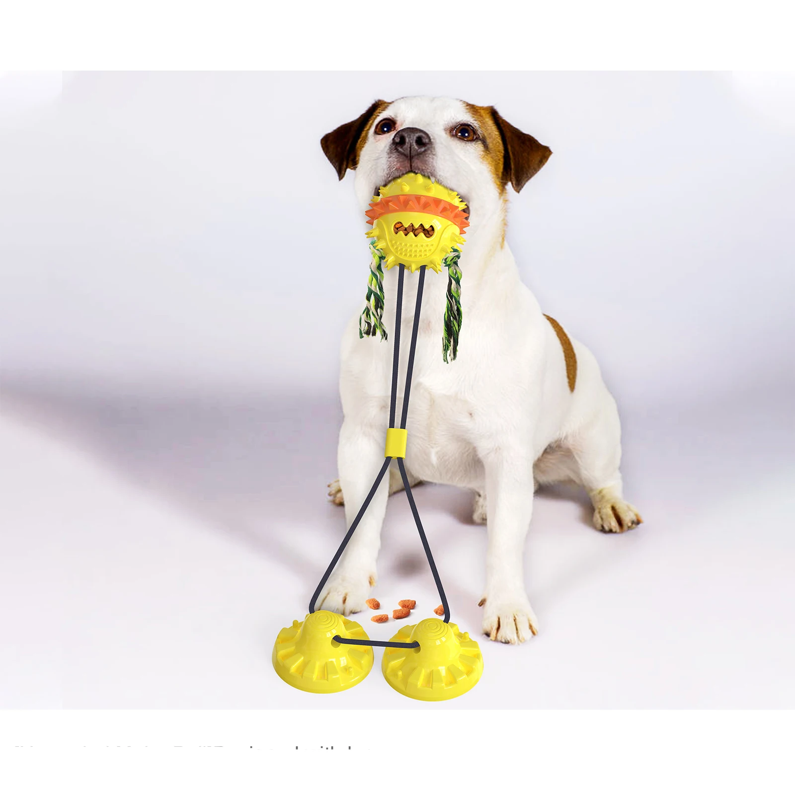 New Upgraded Dog Chewing Toy Molar Chewing Toy Pet Interactive Rope Sucker Ball Tpr Toy Dog