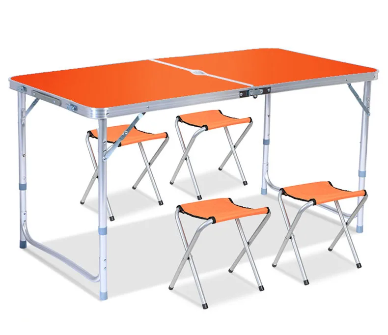 Outdoor Camping Table Portable Foldable Desk Furniture Computer Table Aluminium Hiking Climbing Picnic Folding Tables Chairs