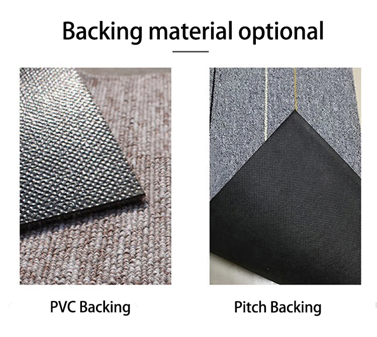 TaiFo Machine Made Carpet Tiles Supplier from China PP / Nylon waterproof fireproof  carpet tile 60x60