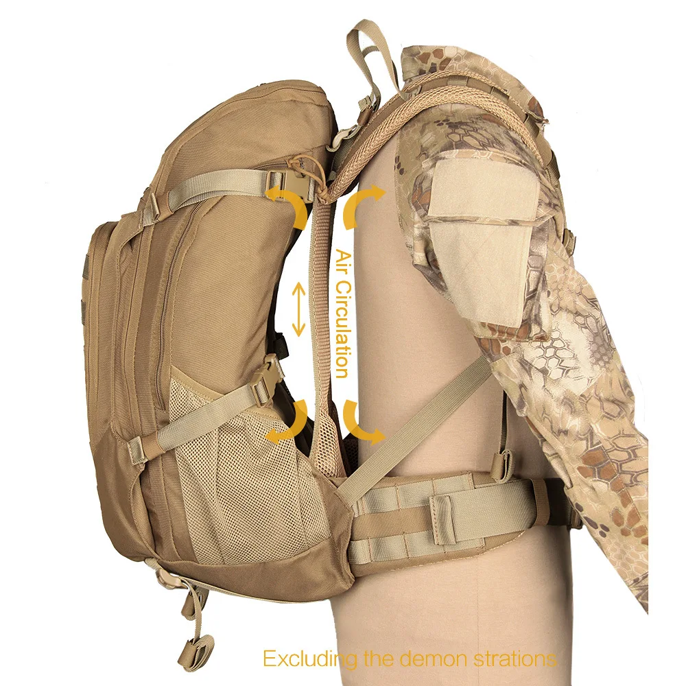 Outdoor Waterproof Sports Hiking Backpack Gym Bag Wearable Training Tactical Backpacks