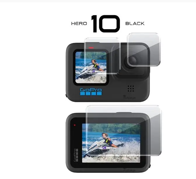 Tempered Glass Screen Protector Cover Case for GoPro Hero 10 9 Black Lens Protection Protective Film Gopro 10 Go pro Accessories