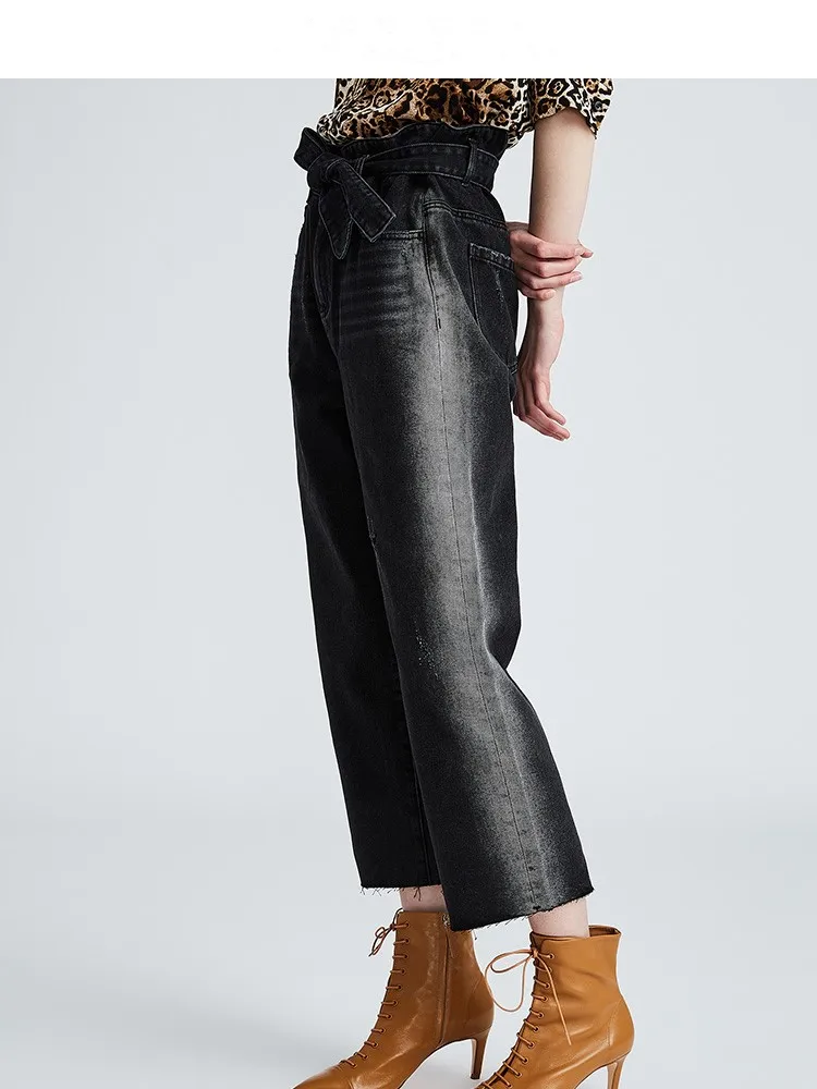 
4 Seasons High Quality Casual Loose Boyfriend Baggy Jeans Hombr For Women 