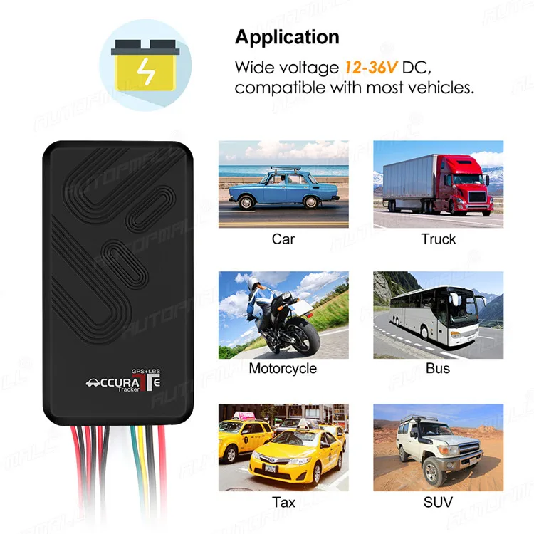  Автомобильный gps-трекер gt06 точный gps-локатор с аварийным