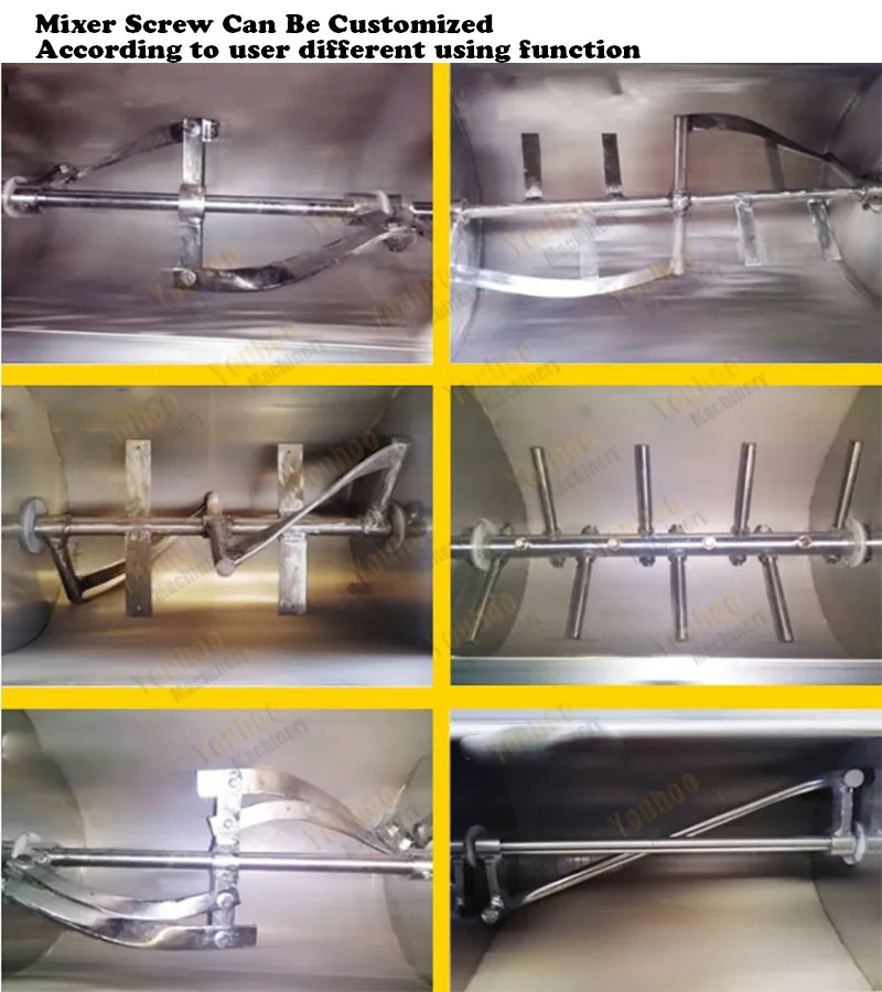 Industrial large capacity dough mixer with high cost-effective kneader and blender Large volume dough mixer