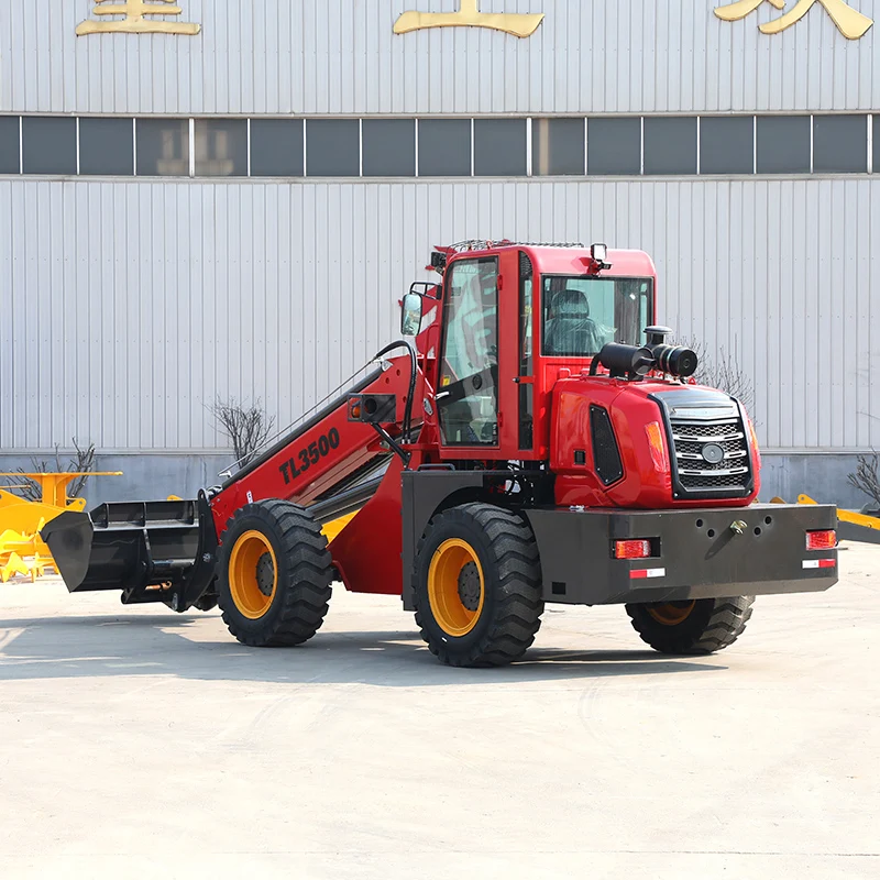 Factory price ce telescopic loader 1t 2t articulated telescopic mini loader