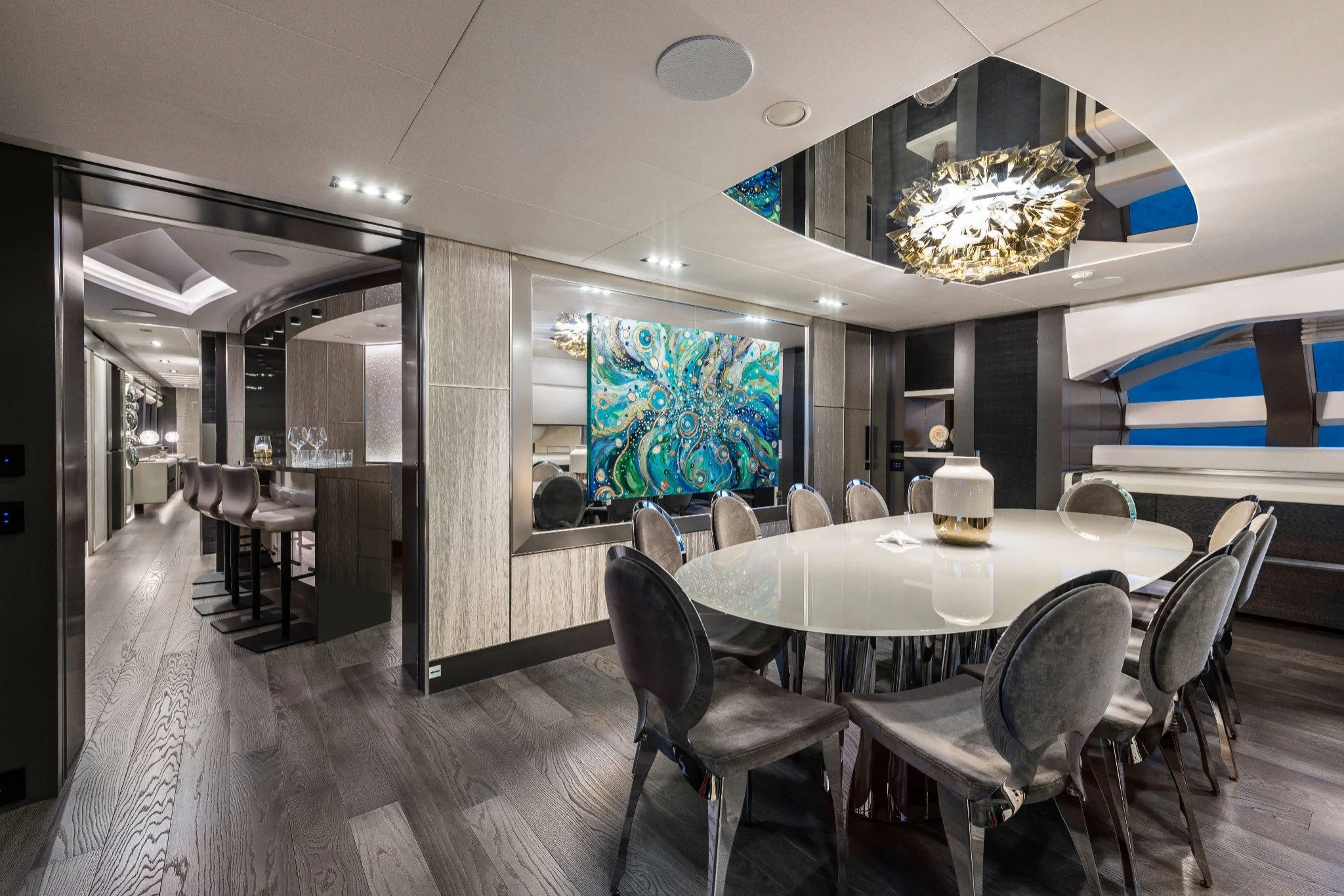 164ft Chinese ship GRP hull material custom super yacht luxury mega yacht  for sale