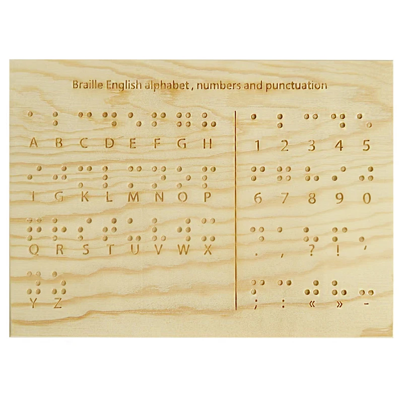 Braille Writing Slate, Braille Pen Stylus, Blind Abacus, Braille English Alphabet