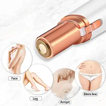 Painless Battery Mini Epilator Electric Depiladora Women Lady Portable Hair Removal