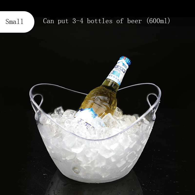 
ice bucket acrylic colar beer champaign bucket ice big small bar China wine glass bucket for ice stand mini large clear party 