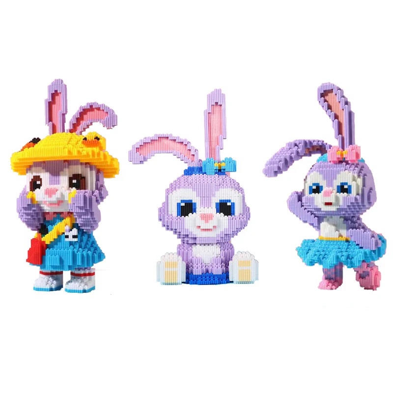 Hot Sale Lovely Diy challenge compatible with lego Bulk building blocks assembly 0.8CM diamond in series tiny particles