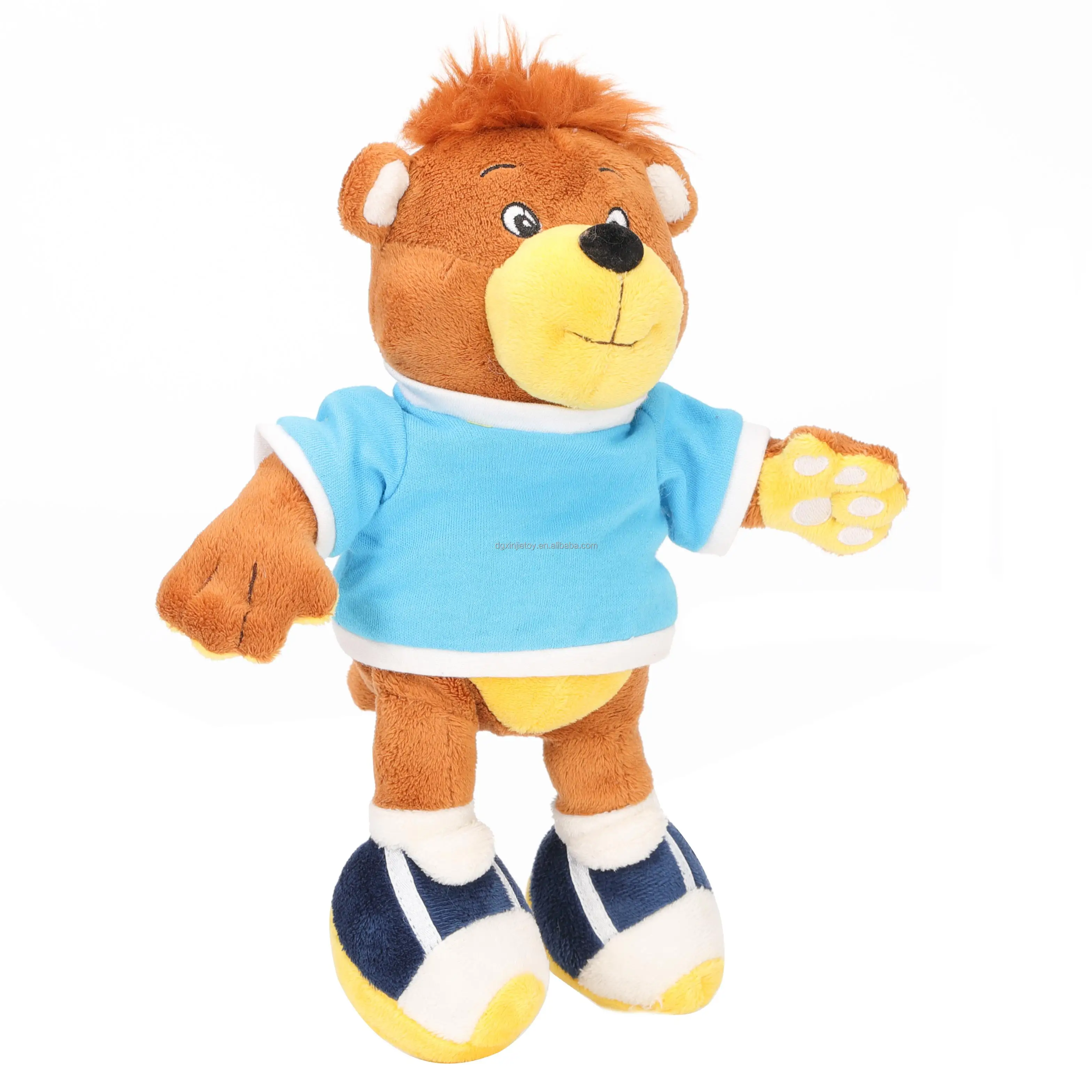 Personalized Plush Toy Source Factory Customization	Standing Penguin Printed Plush Toy Flexible Handmade Stuffed Toys