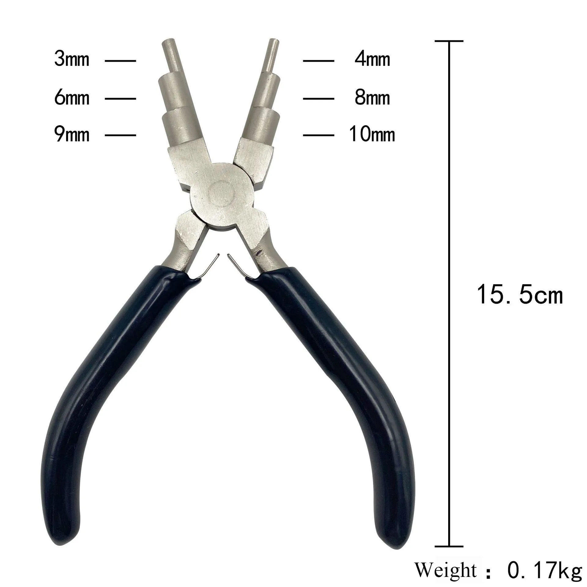 cheap price Carbon Steel 6 in 1 Multi-Size Wire Looping Forming Pliers Wire Wrapping Plier Jewelry Making Tool Equipment