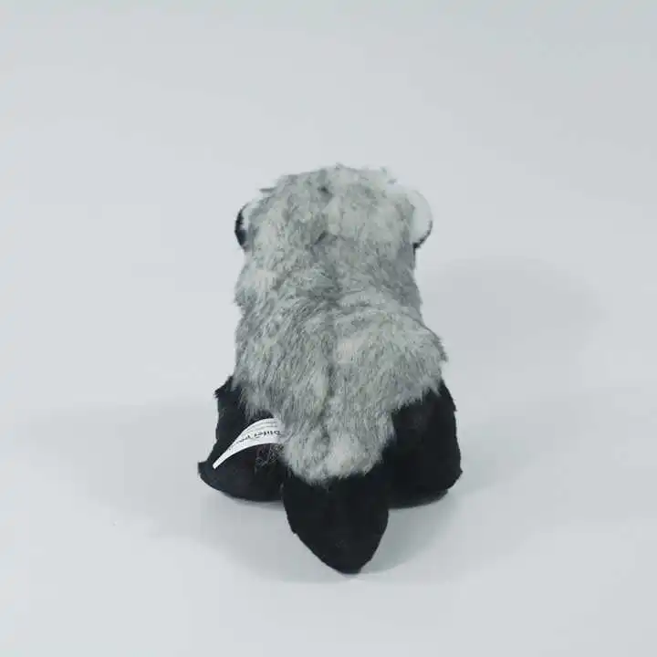 Playful honey badger plush toy stuffed animal toys custom toy factory manufacturer supplier gift for kids baby children