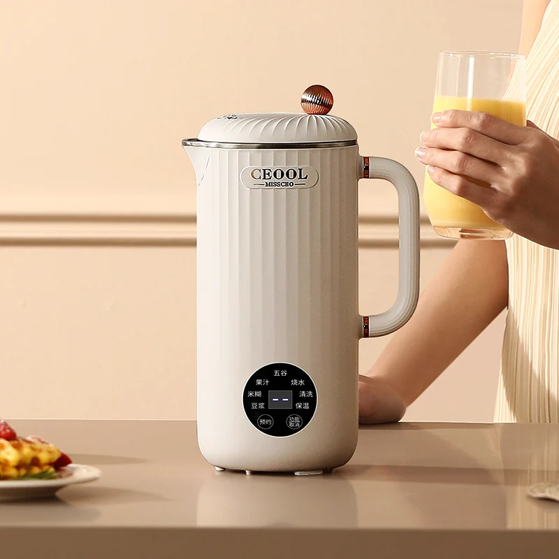 Soybean Milk Machine High Speed Blender Mini Soy Milk Maker 12h Timer Multifunctional Blender for Kitchen