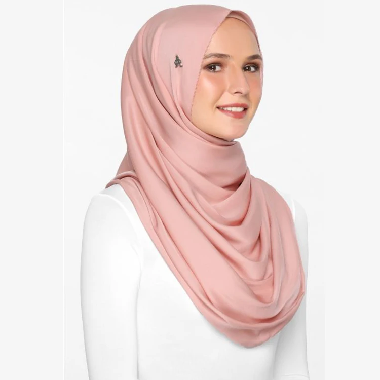 High Quality Comfortable Islamic Clothing Long Underscarf Singapour Inner Scarves shawl printing women square hijab scarf