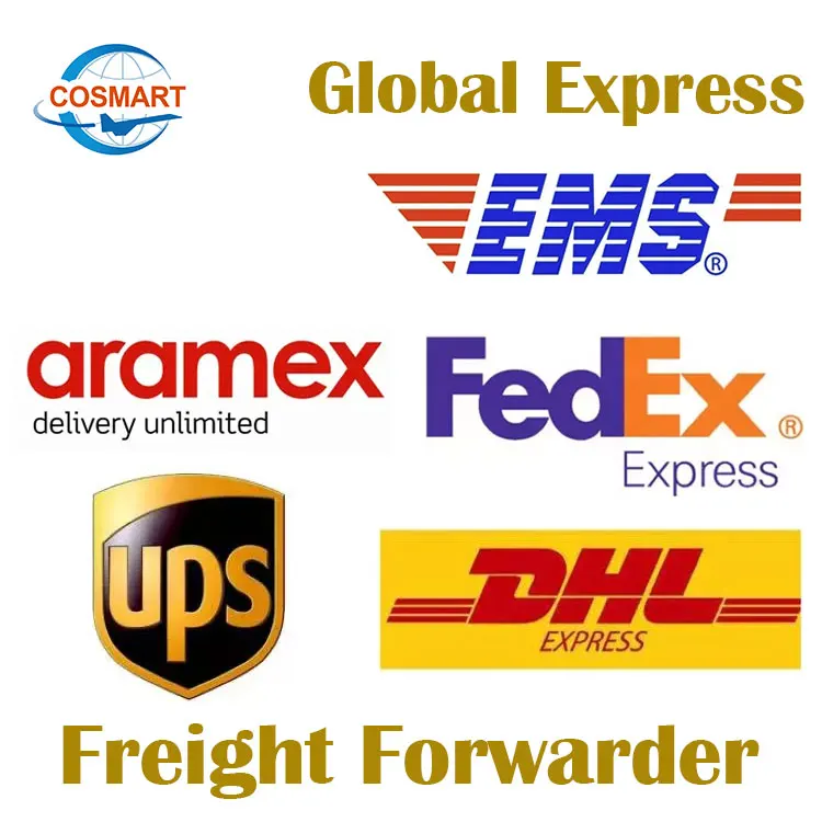 Fast Cheap Global Express Shipping Agent Ali Express DDP Freight Forwarder DHL FEDEX UPS Courier Express Freight Rates Amazon