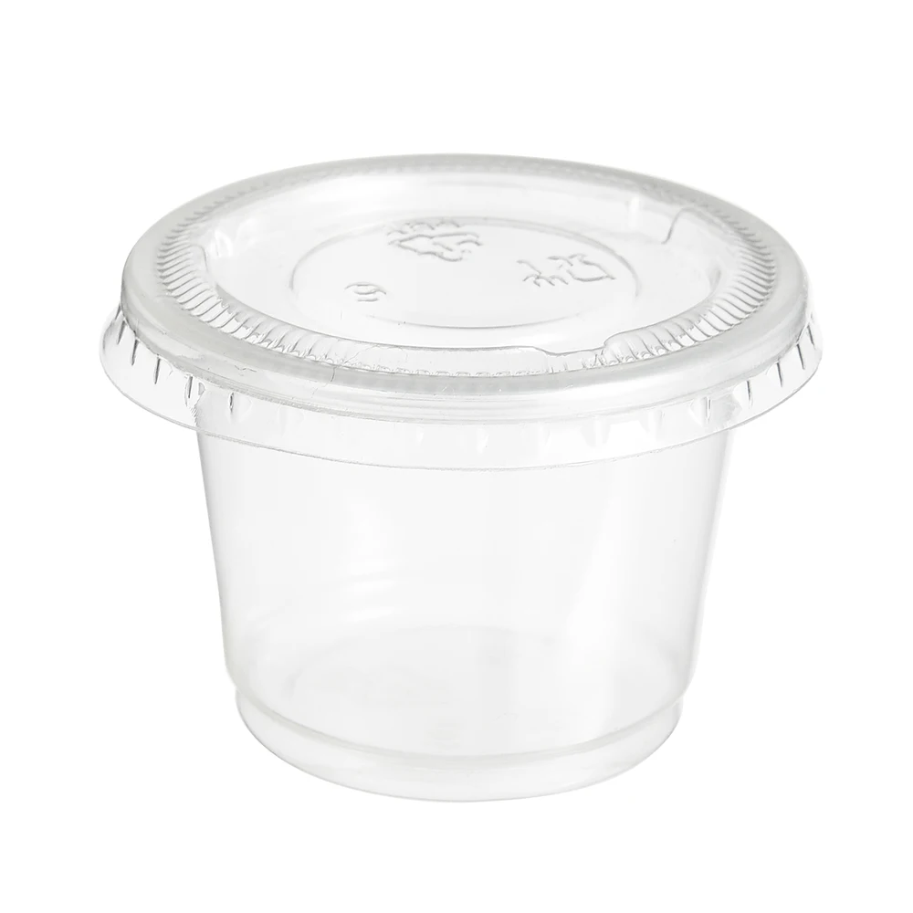 
disposable soy sauce hot soy sauce portion cup with lids 