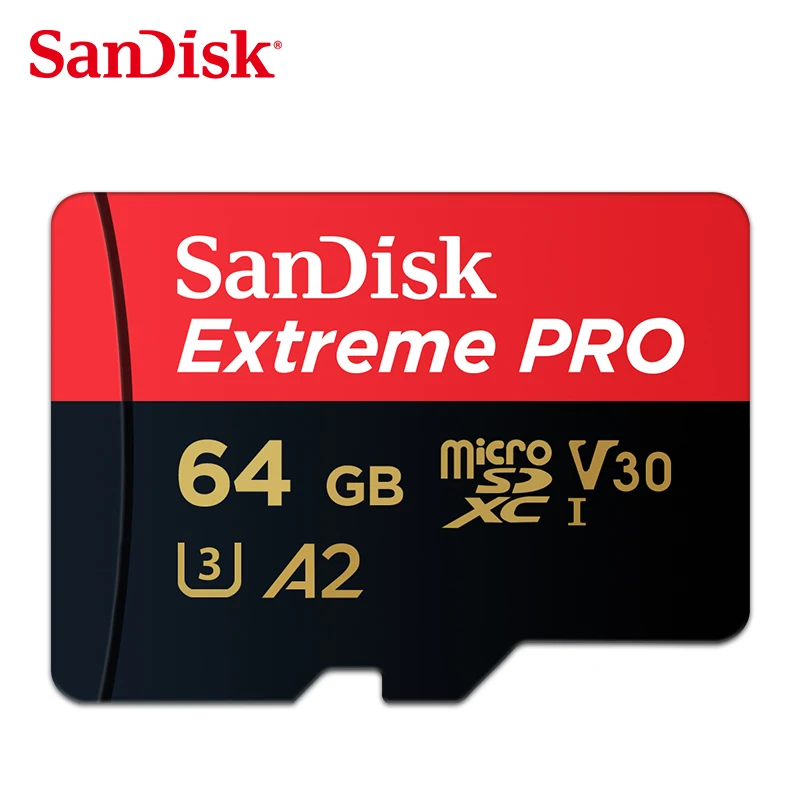 SanDisk A2 Extreme PRO SD Card 64GB 128GB Up to 170MB/s Reading Speed U3 Flash SDXC memory card