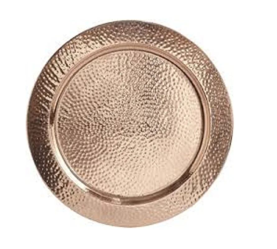 Медные пластины для зарядки оптовая продажа розовое золото свадебной вечеринки ручной