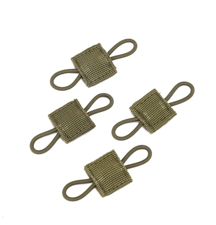 Tactical Binding Retainer Gear Holder Clip Molle Webbing Retainer Elastic Binding Ribbon Buckle For Vests Antenna Binding Buckle