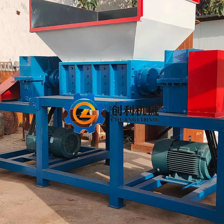 Large Models Double Shaft Waste Car Engines Shredder Aluminum Cast Window Door Crusher Scrap Metal Shredder Machine