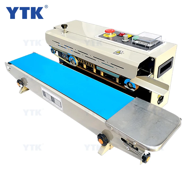 Horizontal Automatic FR-900 Continuous Band Heat Sealing Machine Cheap Price