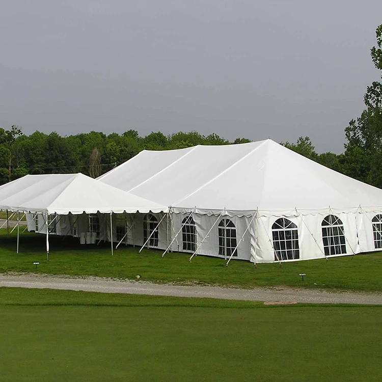 3m 4m 5m 6m Hot Dip Steel Cable Cross 20x20 High Peak Pole Tent Tent High Peak Tent For Sale