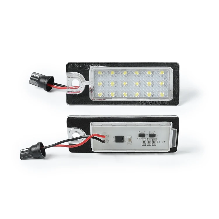 2x Error Free LED License Plate Light Lamp Car Accessories for Volvo V70 II XC70 II S60 S80 XC90