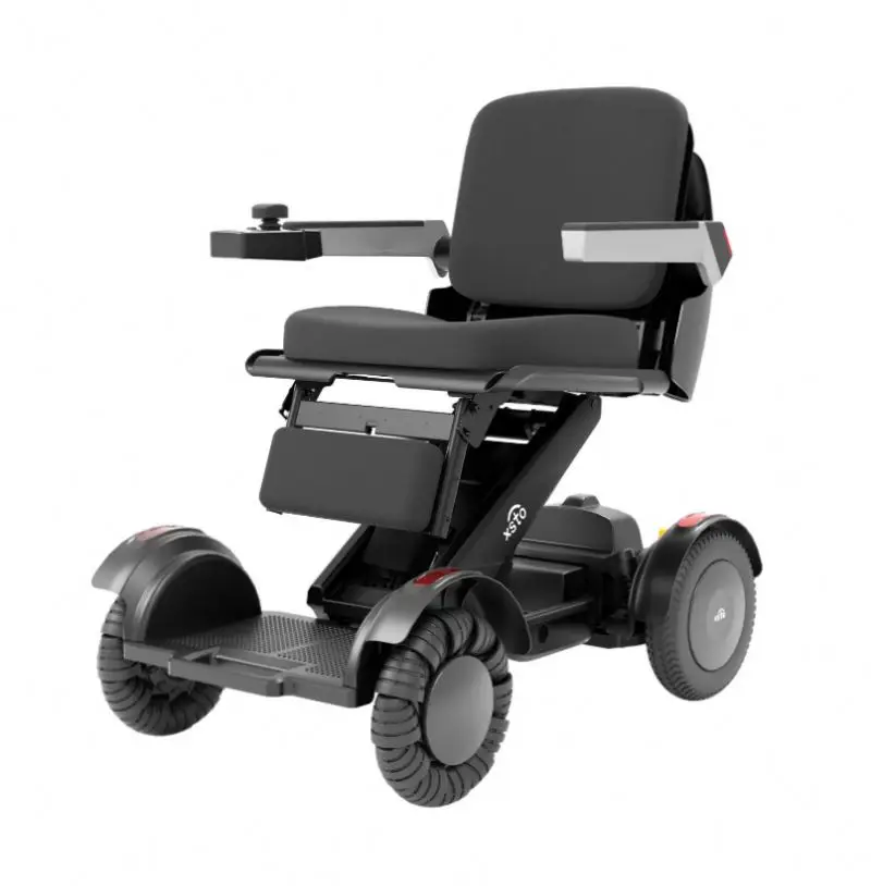 4X4 All Terrain Electric Wheelchairs Mobility Scooter Tracked Folding For Disabled Motor Wheel Chair Stair Climber Wheelchair