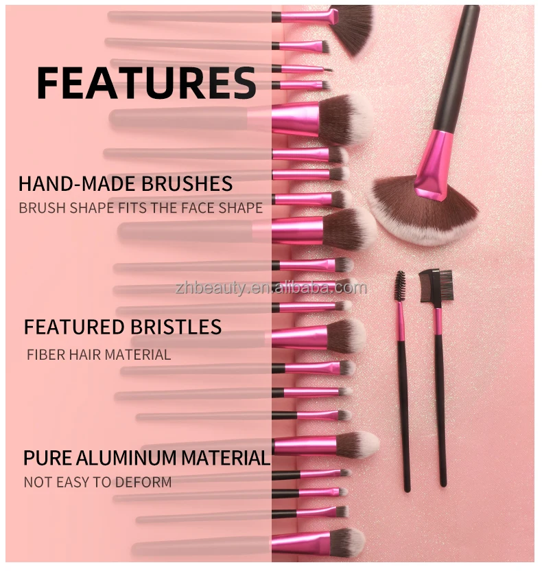 24 pcs makeup brush set