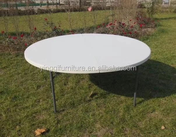 Used Wholesale 6ft Plastic Round Folding Table