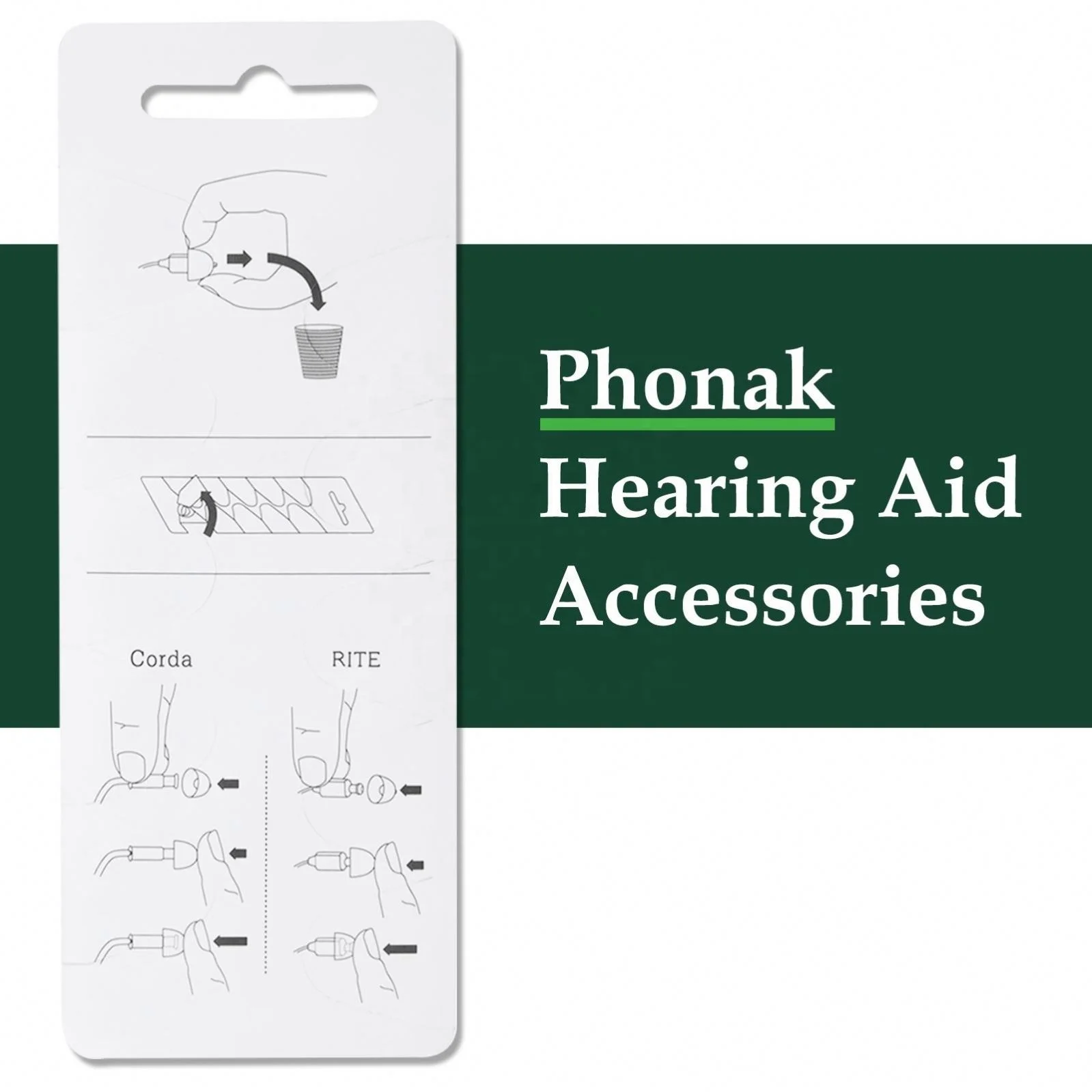 Hearing Aid Amplifier Good Quality Same As Phonak Hearing Aids Size 13 Hearing Aid Battery Analogue With NH-Open Fit