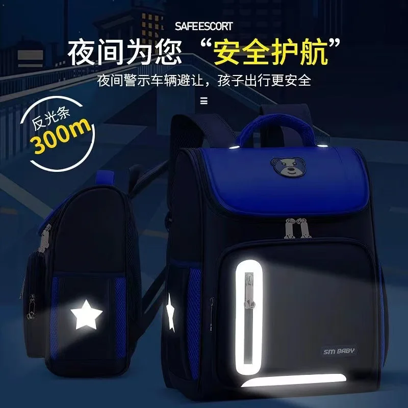 OEM Printed Kids Backpack Waterproof Primary School Student Children Boys Girls School Bags