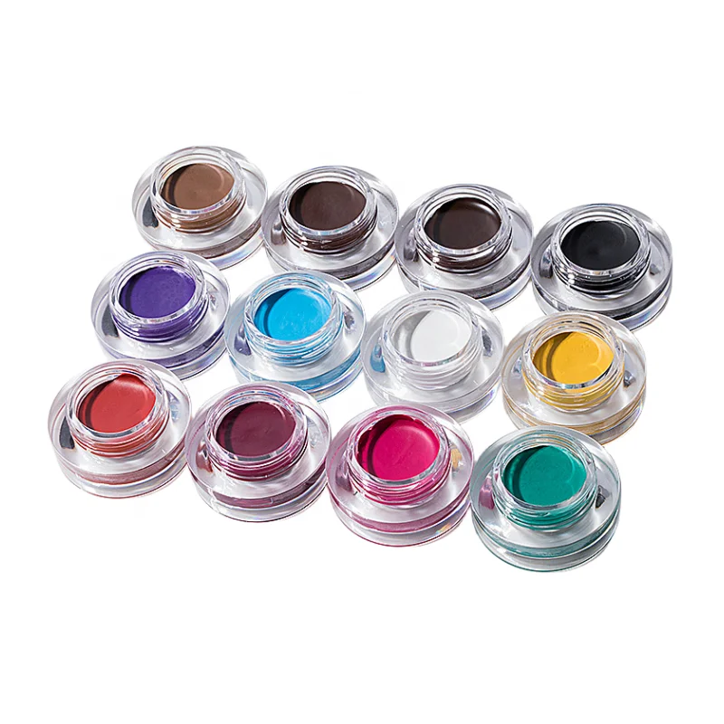 Hot Selling High Quality 12 Colors Colorful Eyebrow Dye Cream Long-lasting Waterproof Natural Makeup Cosmetics