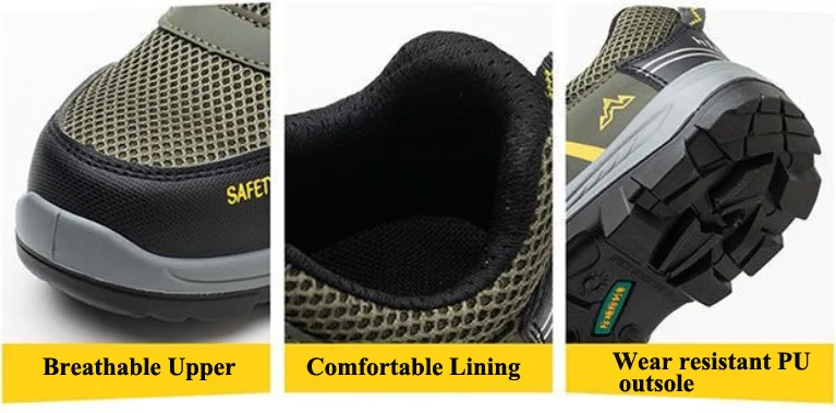 Cheap price Workshop Factory labor protective safety footwear Men Women breathable work safety shoes lightweight OEM work shoes