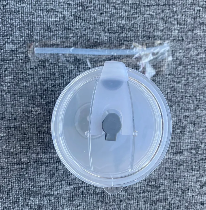 New Product 17oz Sublimation Blank Travel Water Glass Cup Plastic Lid and Straw Sublimation Frosted Glass